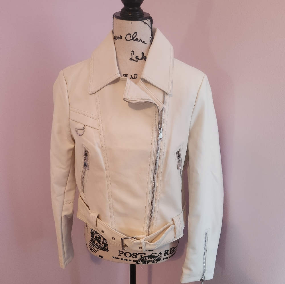 Nwt Molly Bracken Moto Jacket size Large